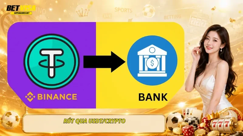 Rút qua USDT/Crypto